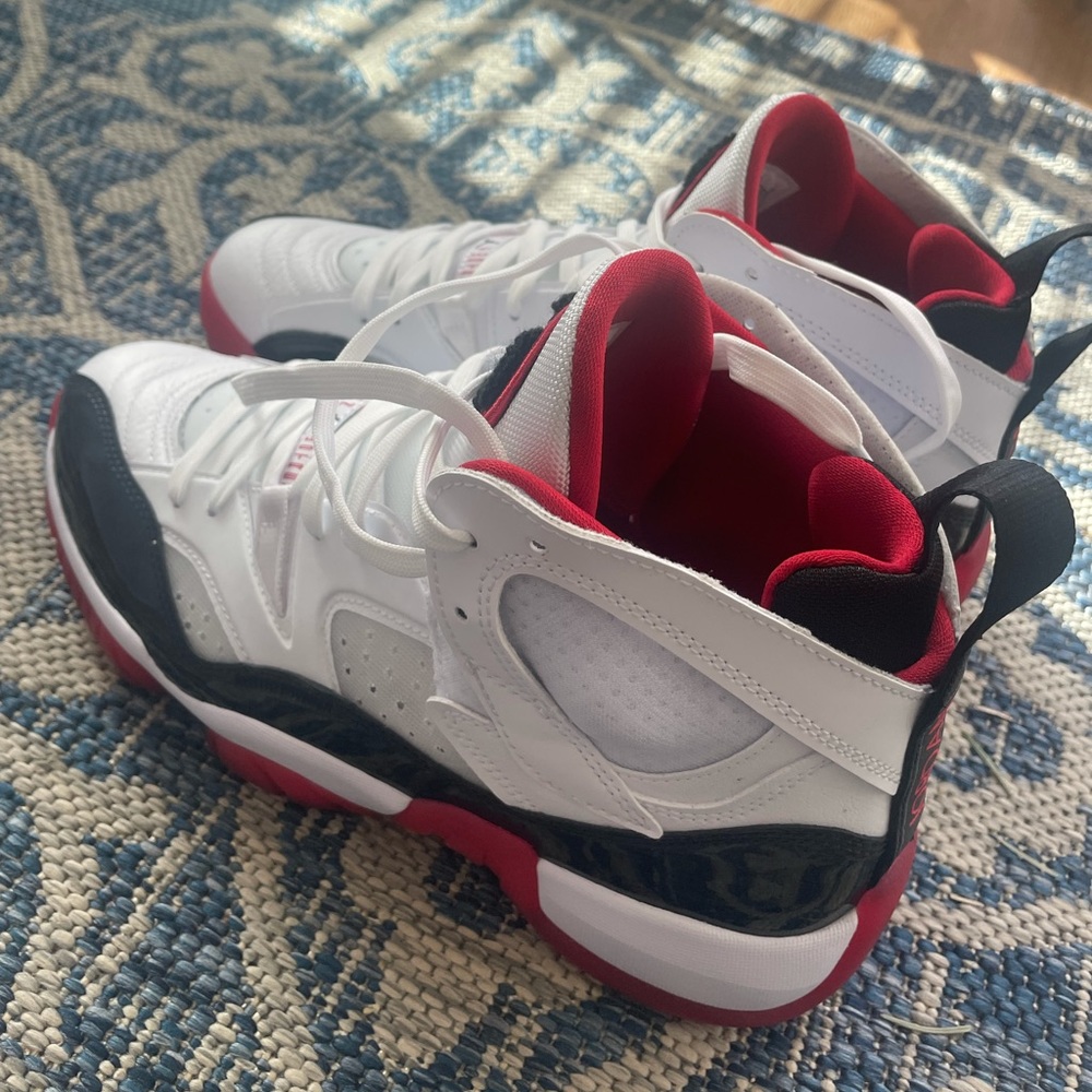 Brand new Jordan two trey shoes .